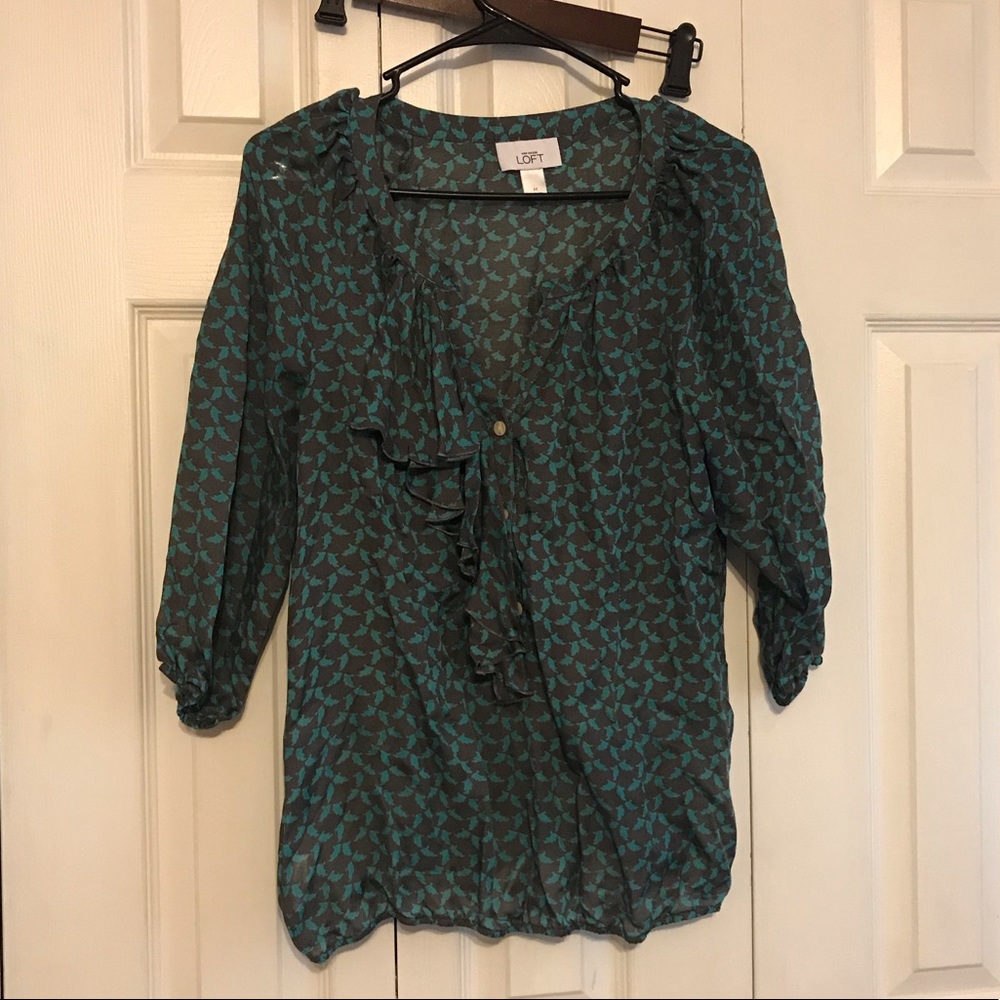 Loft Flowy Blouse
